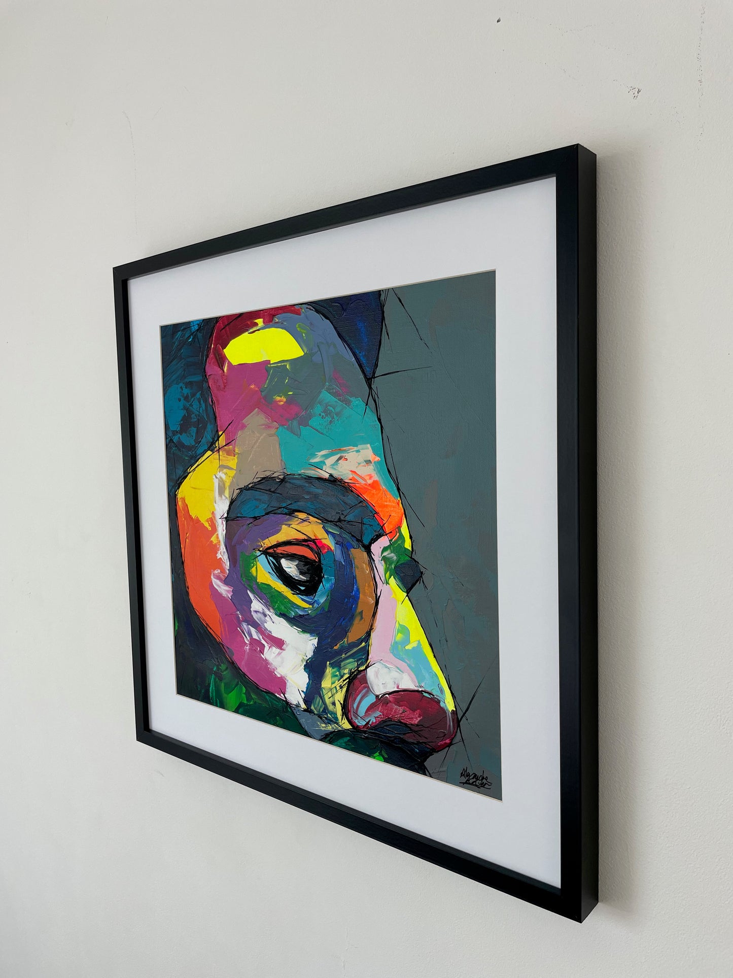 "Portrait 25-01" - Peinture Unique
