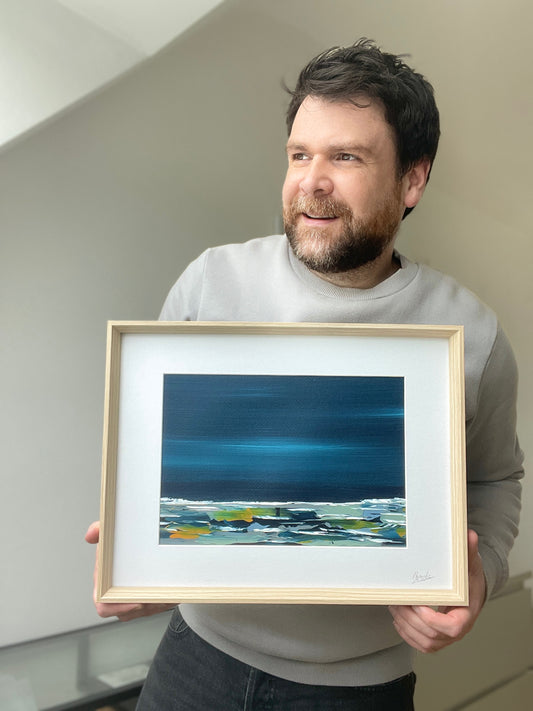 "An Arvor 2025-13" - Peinture Unique Encadrée