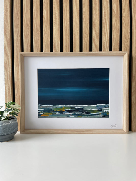 "An Arvor 2025-13" - Peinture Unique Encadrée